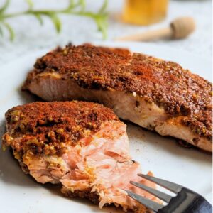 honey old bay salmon recipe easy salmon with old bay spices and mustard and honey